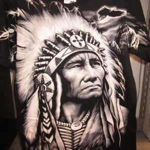 T-shirt «Loup Chef Indien»
