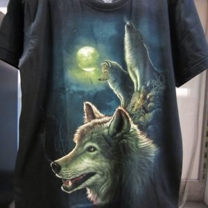 T-shirt «Loup Full Moon Howling»