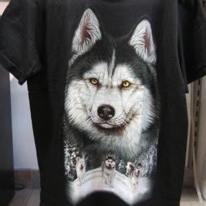 T-shirt «Loup Winter Husky»