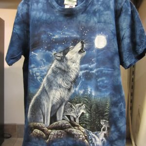 T-shirt «Loup Waterfall Howl Tie Dye»