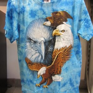 T-shirt «Loup Blue Eagle Tie Dye»