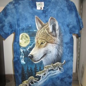T-shirt «Loup Wolfpack Tie Dye»
