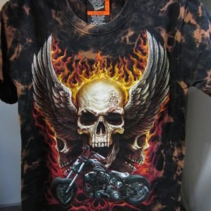 T-shirt «Loup Flame Bike Tie Dye»