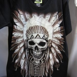 T-shirt «Loup Chief Skull»