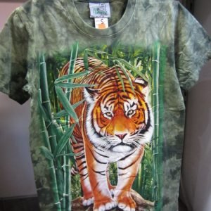 T-shirt «Loup Jungle Tiger Tie Dye»