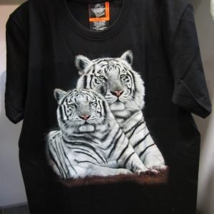 T-shirt «Loup Two White Tigers»