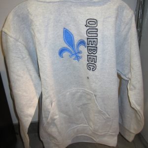 Hoody «Quebec Fleur de Lys» Gray