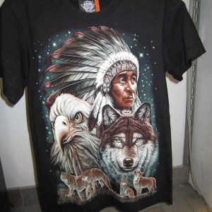 T-shirt «Loup Chief Animals Spirit»
