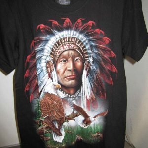 T-shirt «Loup Indian Eagle Chief»
