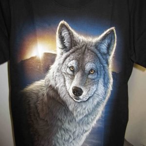 T-shirt «Loup Wolf Sunrise»