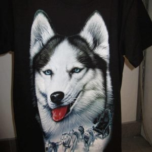 T-shirt «Loup Husky Sleighdogs»