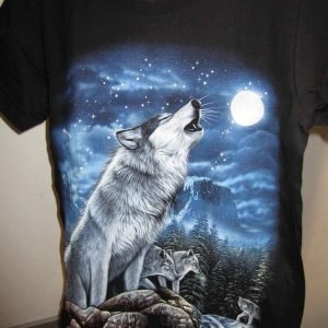 T-shirt «Loup Waterfall Howl»
