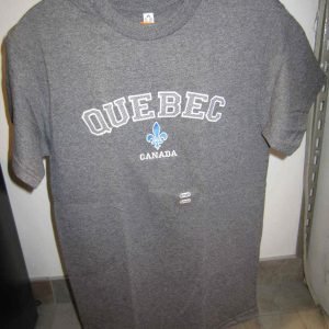 T-shirt «Quebec 1 Charcoal»