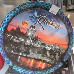 Assiette Souvenir Quebec Souvenir Plate