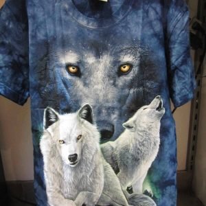 T-shirt «Loups Blancs 2 Tie Dye»