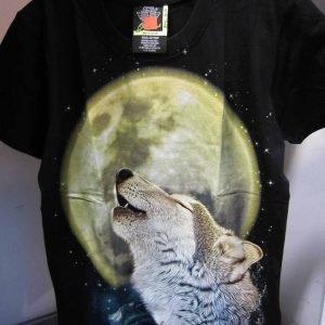 T-shirt «Loups Brun Noir»