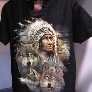 T-shirt «Grand Chef Loup Noir»