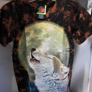 T-shirt «Loups Brun Tie Dye»