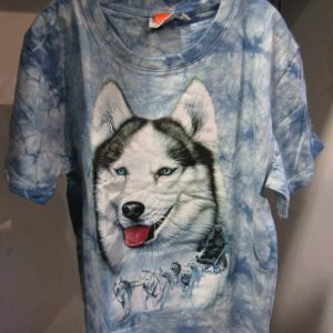 T-shirt «Loup Husky A1 Enfant/Kid Tie Dye»