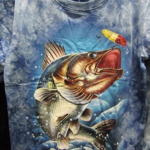 T-shirt «Loup Poisson Tie Dye»