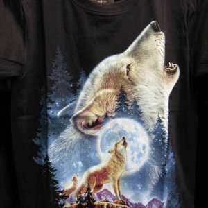 T-shirt «Loup Étoiles»