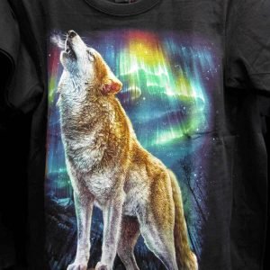 T-shirt «Loup Multicolore»